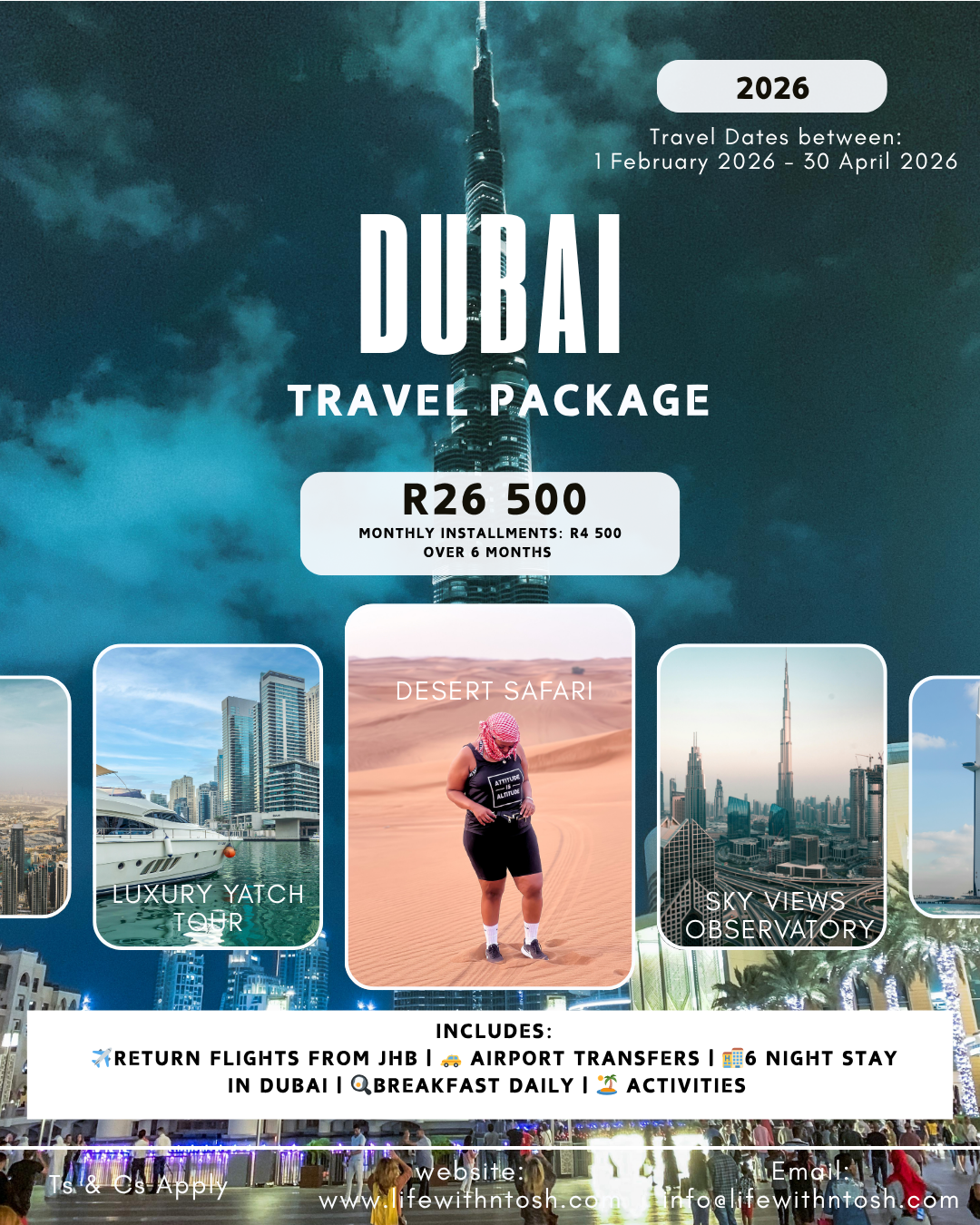 7 Day - 2026 Dubai Travel Package