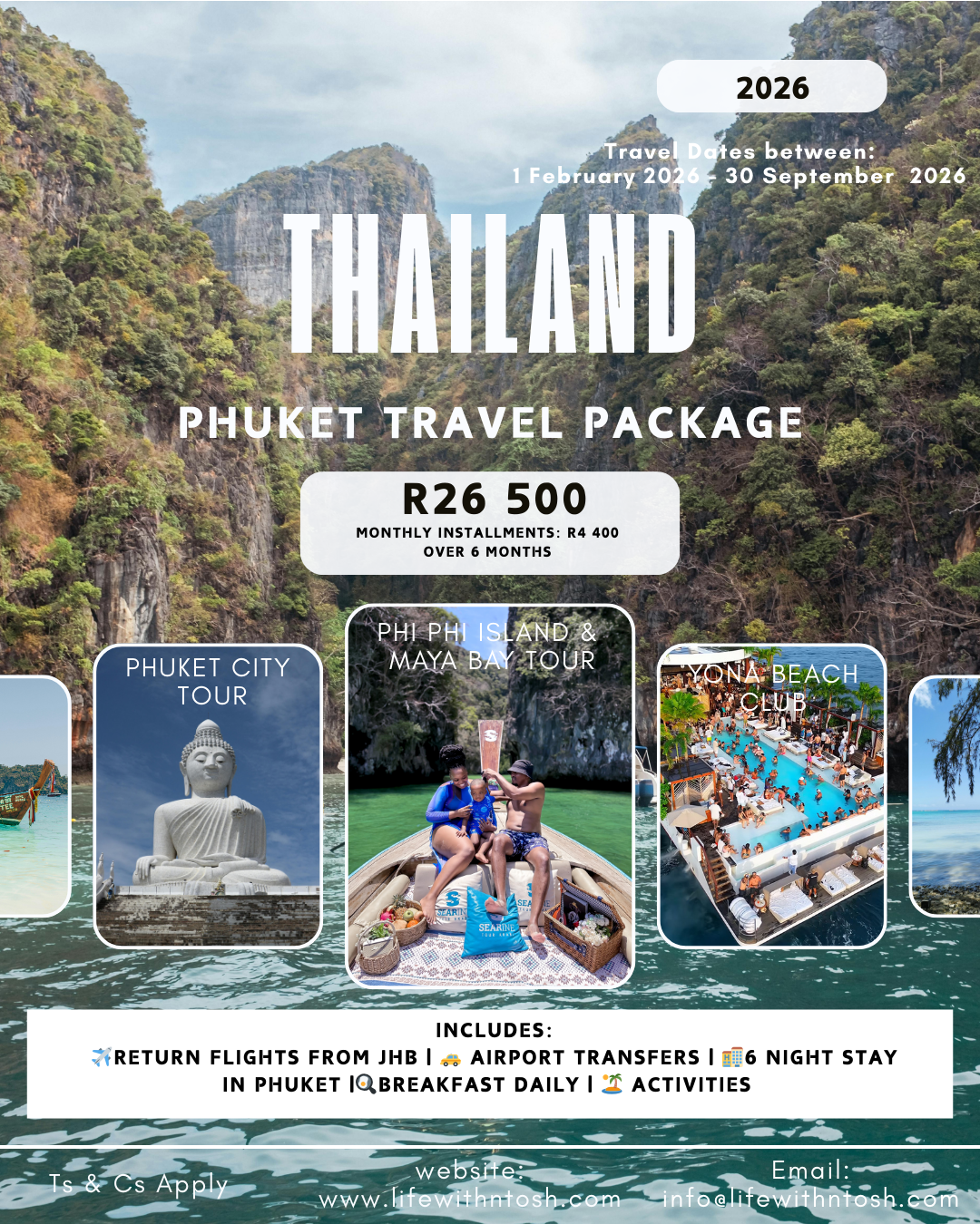 7 Day - 2026 Thailand Phuket Package