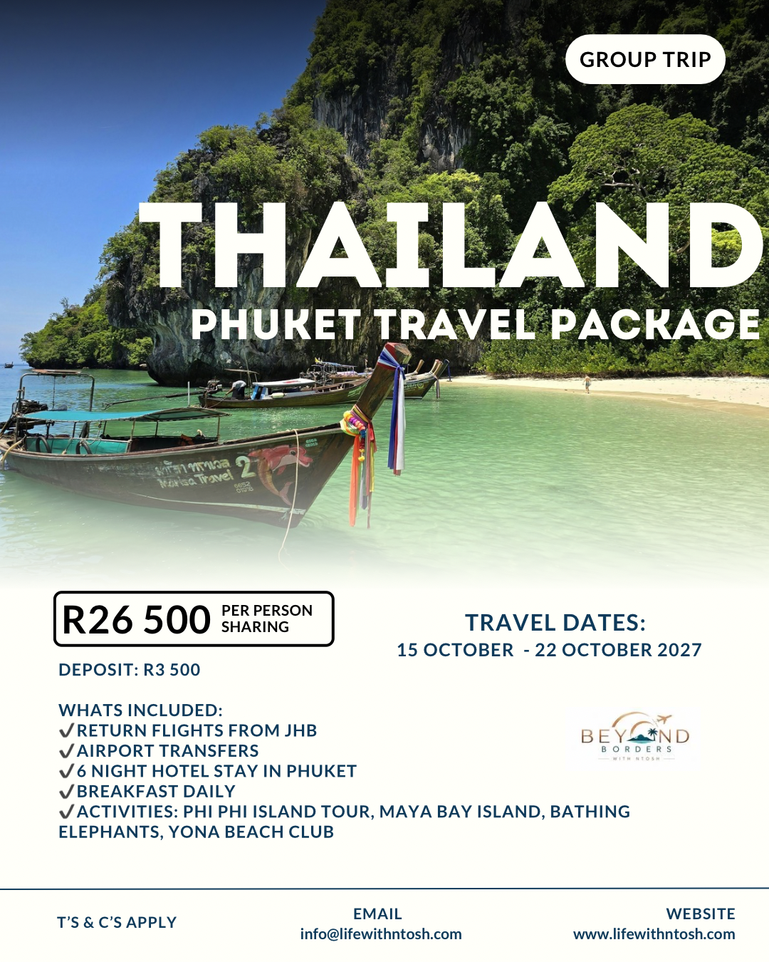 7 Day - Thailand Phuket October 2027