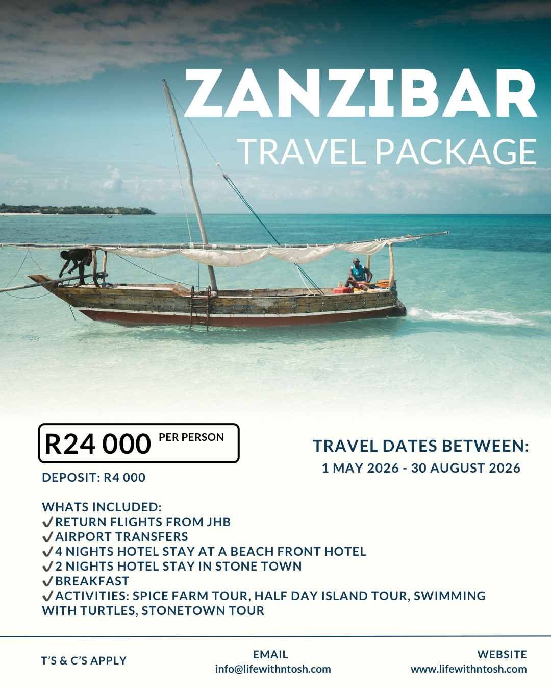 7 Day Zanzibar Travel Package
