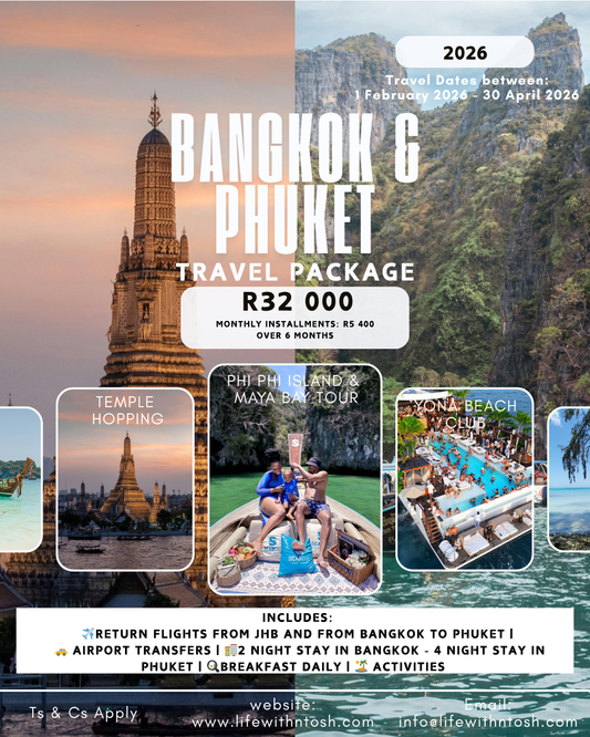 7 Day - 2026 Bangkok & Phuket Thailand Package