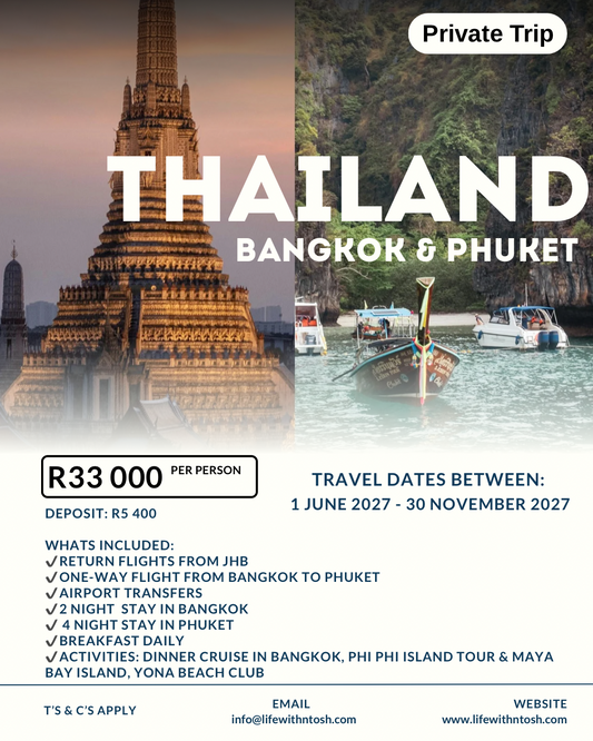 7 Day - Thailand Bangkok & Phuket Travel Package (2027)
