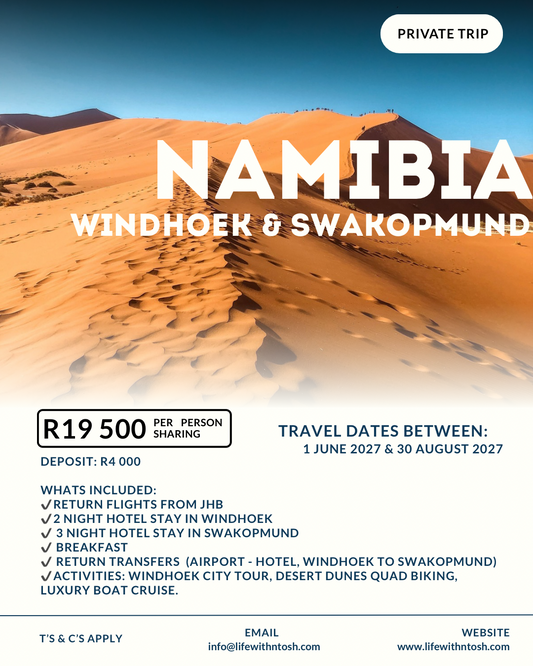 6 Day - Namibia Travel Package (2027)